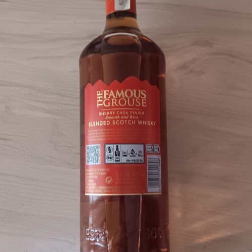 Famous Grouse Sherry Cask Malt whisky 1 litre new, sealed