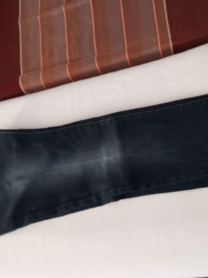 Women's dark blue stretch jeans, sizes 4XL-5XL