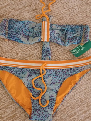 Benetton swimwear set new, pack of 2, size S