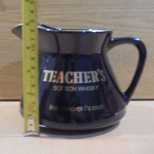 Teacher's Scotch Whisky old promotional ceramic jug used