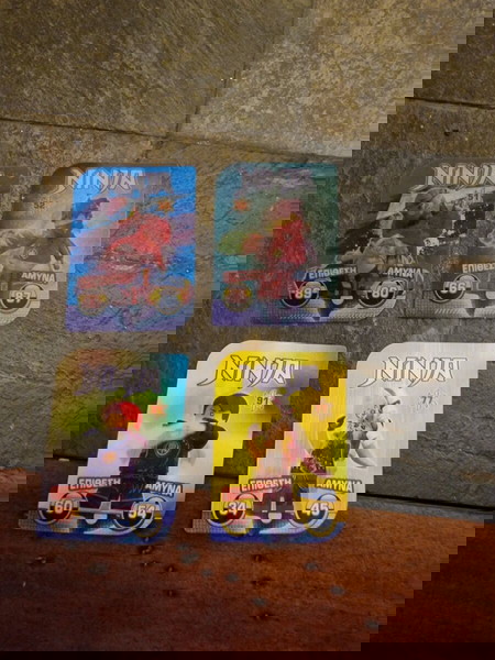 Κάρτες παλιές lego ninjago και μαγνητακια