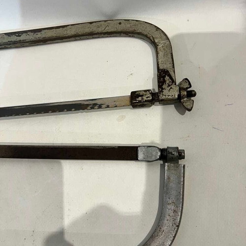 Set of 3 various hand saws used