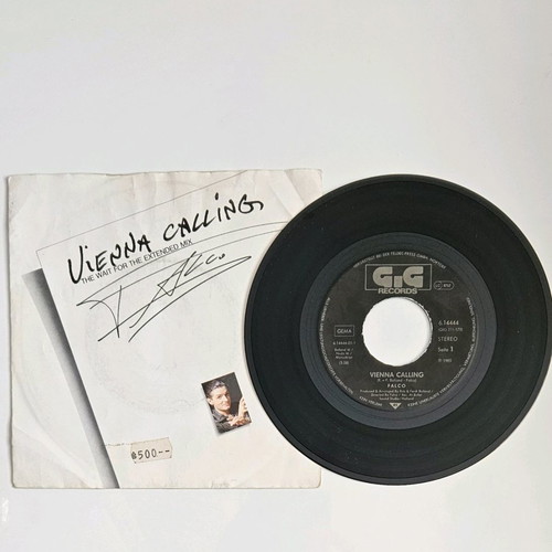 Falco Vienna Calling 7" vinyl record used, German edition