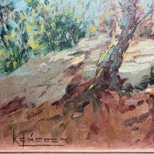 Still Life Painting by K. Fassos used