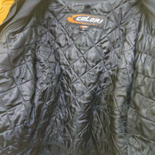 Colori XL motorcycle jacket used with lining