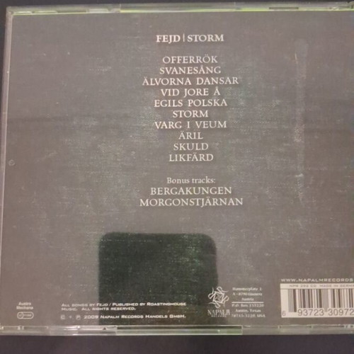Fejd Storm CD like new
