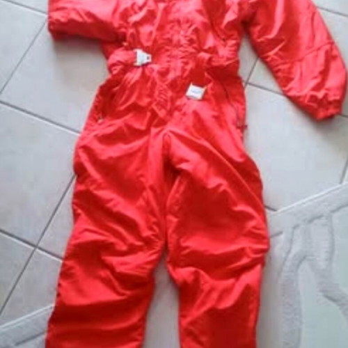 Ellesse jumpsuit red used, size M-L