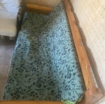 Sofa bed with storage used