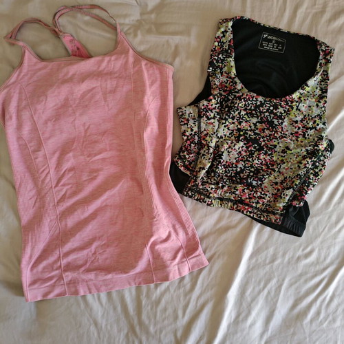 Sports tops set used, size S