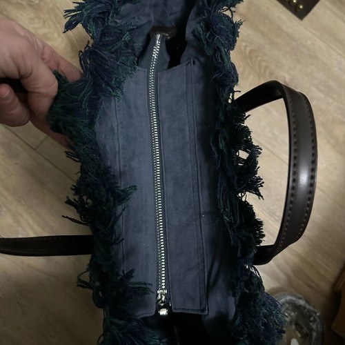 MC2 Saint Barth checked bag with strap new, multicolor