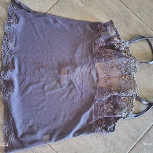 Etam Lilac Lace Camisole Size M Like New
