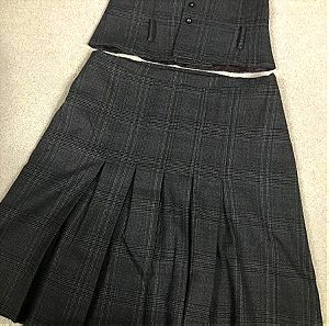 Φούστα AB/SOUL Collection 44 & ζώνη κορσές με κουμπιά, σετ. Νο: 44. Corset skirt & belt