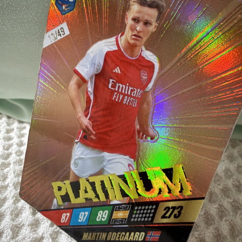 Platinum Panini 2024 Martin Odegaard Limited Edition card like new