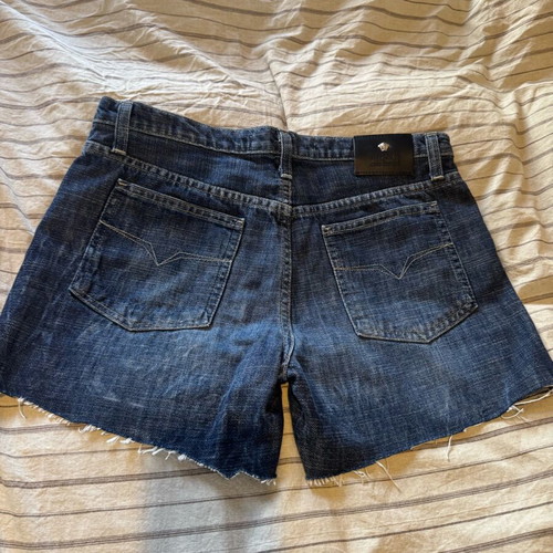 Versace denim shorts like new, size XS/S, blue