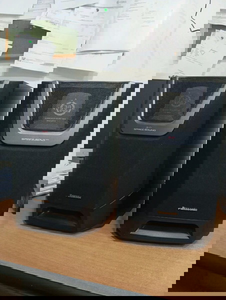 Ζεύγος ηχείων από παλιό στερεοφωνικό Panasonic