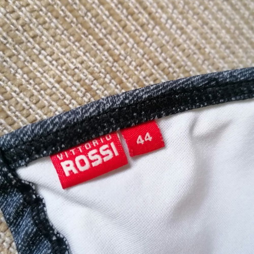 Vittorio Rossi bikini top size XL, blue