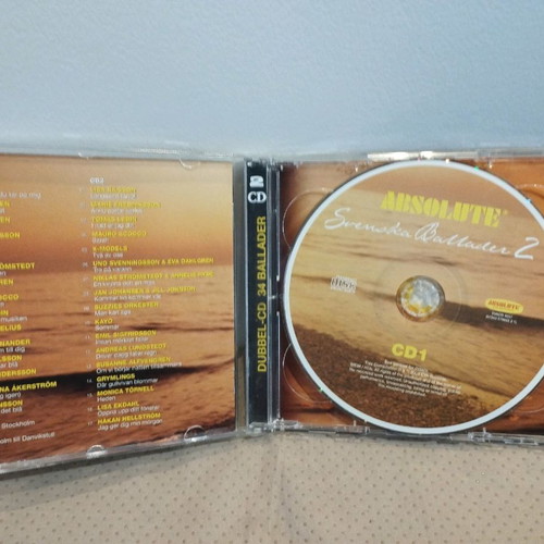 Absolute Svenska Ballader CD used, rock