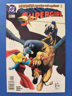 Supergirl 33 comic book used, grade VF or above