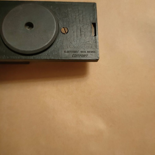 Vintage odometer and thermometer used with magnet