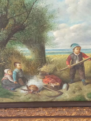 Oil painting on canvas 1.17x0.86