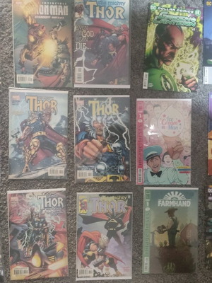 Κόμικς Marvel Thor και άλλα σαν καινούργια, αγγλικά