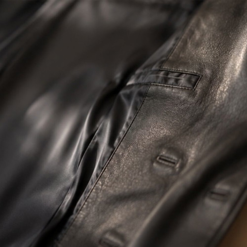 Prince Leather women's leather jacket, genuine black leather