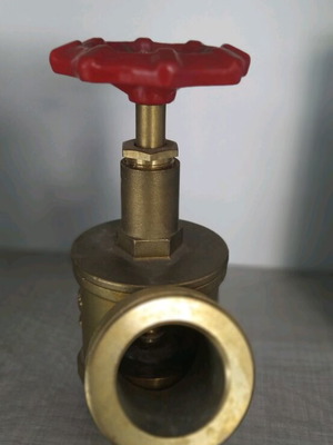 Angle valve 2" new with valve for fire hose connection