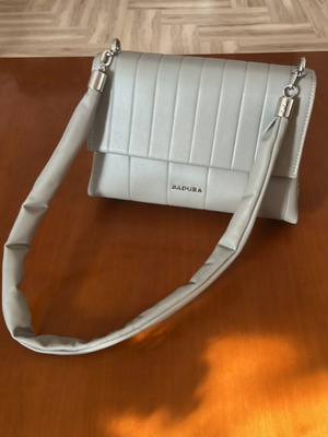 Badura shoulder bag new gray with unique strap