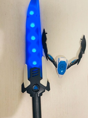 Mattel Max Steel sword and Max Steel Turbo Talking used with lights and sounds