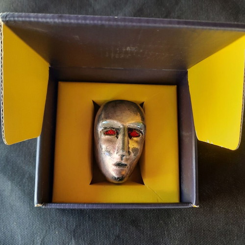 Crystal & Silver Sculpture like new, Brains series Kosta Boda Bertil Vallien
