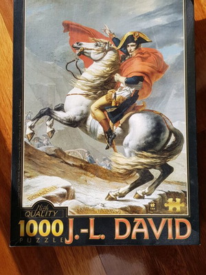 Puzzle 1000 pieces Napoleon Crossing the Alps like new