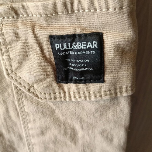Cargo pants Pull & Bear XL like new, beige