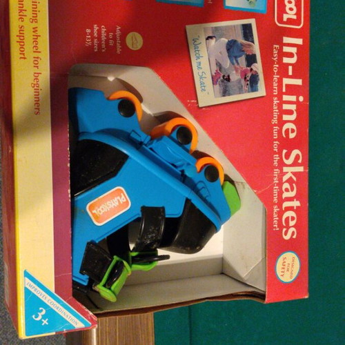 Playskool 1993 vintage adjustable in-line skates for kids new