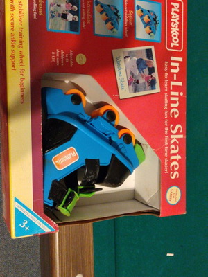 Playskool 1993 vintage adjustable in-line skates for kids new