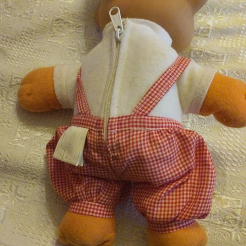 Efxoulis Doll 1992 used with worn clothes and loose hair