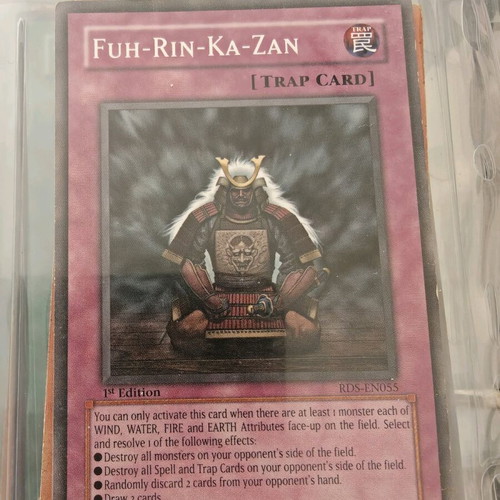 Yu-Gi-Oh card Fuh-Rin-Ka-Zan like new