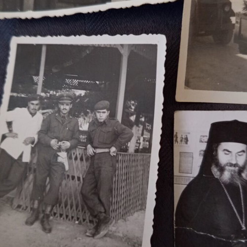 Old military photos set of five used