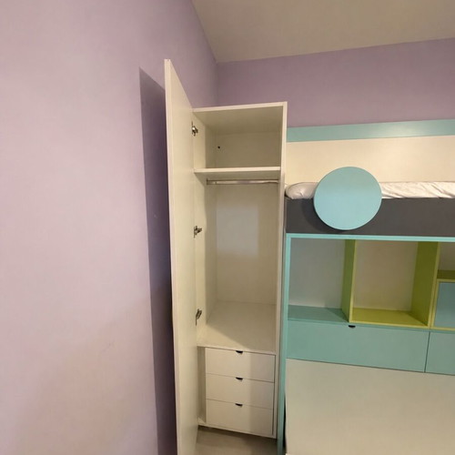 Children's Bunk Bed custom made, like new, with mattress