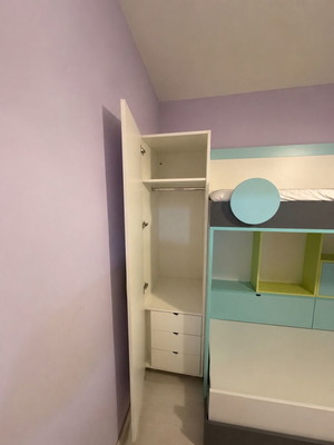 Παιδικό διώροφο κρεβάτι κατά παραγγελία, σαν καινούργιο, με στρώμα