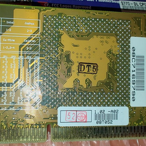 Asus S370-DL Socket 370 to Slot 1 Adapter new
