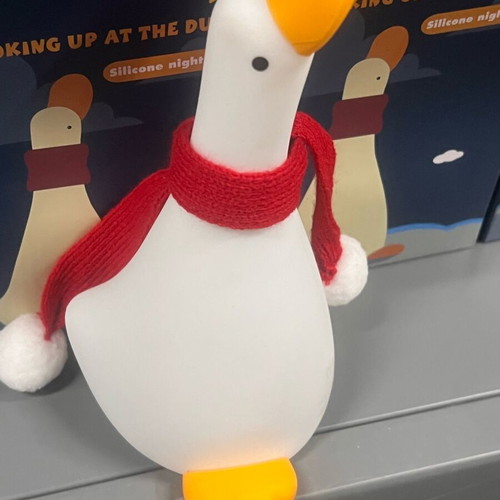 LED Night Light in Goose Shape, New, Silicone Touch Control