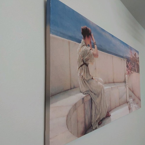 Paintings on canvas used by a known artist