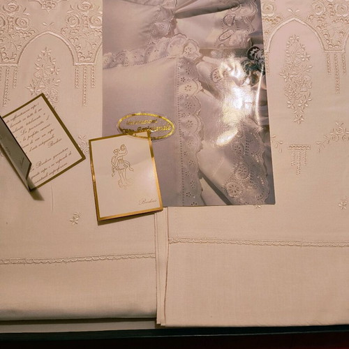 Handmade vintage bridal set from Italy new