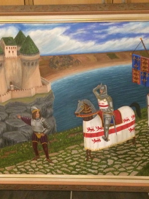 Oil painting used 90x80cm, painted in 1997