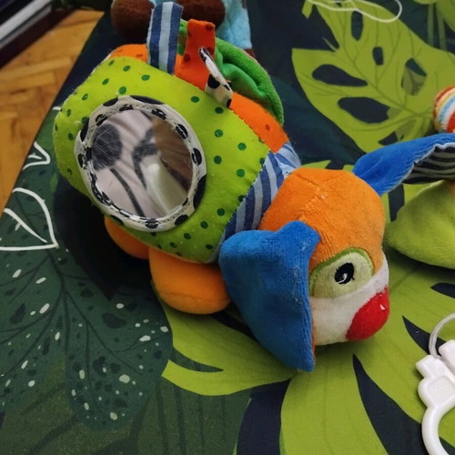 Plush toys used, set of 3 pieces
