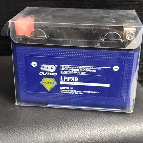 Outdo LFPX9 Lithium Battery (YTX9-BS) New