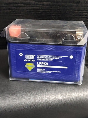 Outdo LFPX9 Lithium Battery (YTX9-BS) New