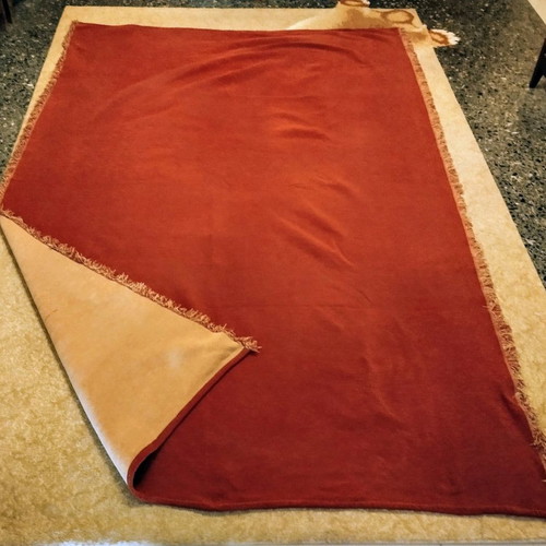 Sofa throw used, cotton double-sided for two-seater