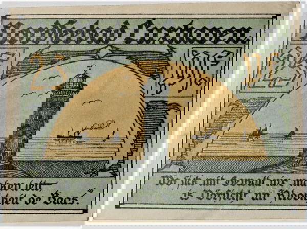 Germany 25 Pfennig 1921 UNC .@5/3