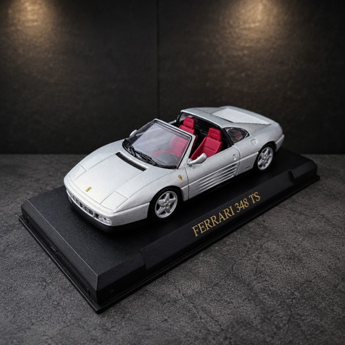 Ferrari 348 TS 1:43 die-cast model like new from 90s De Agostini collection